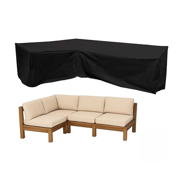 Housse canape angle en bois